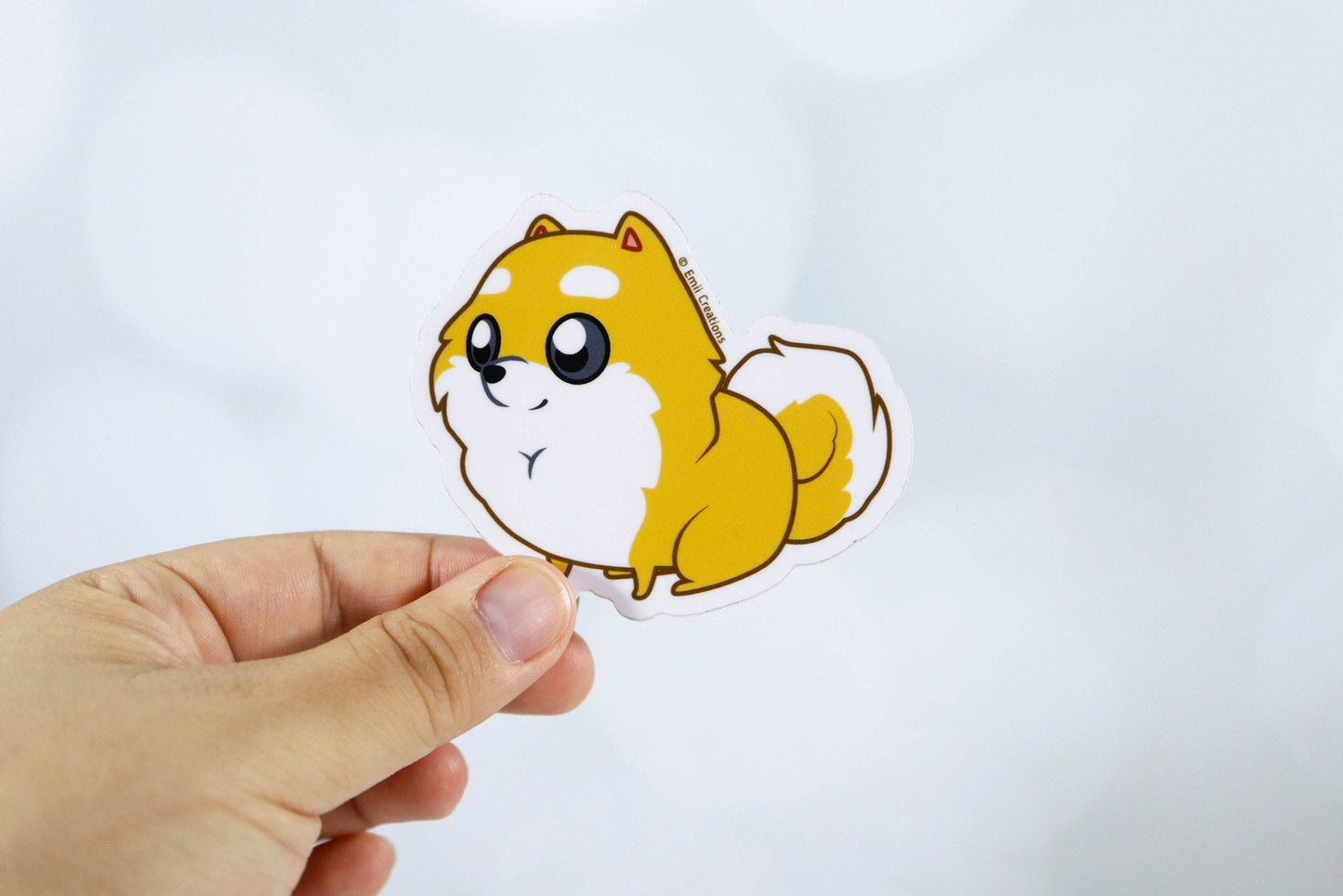Cute Dog Pomeranian Stickers