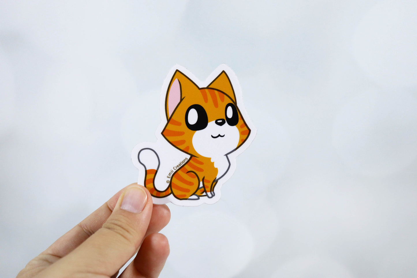 Cute Cat Orange Tabby Stickers