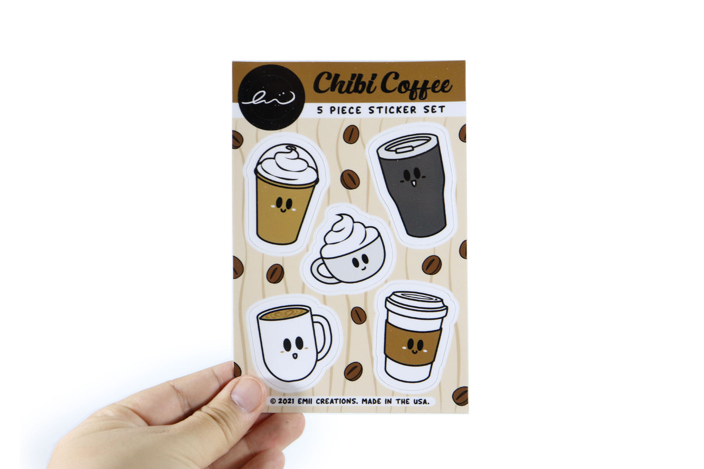 Cute Coffee Sticker Sheets - Add Some Caffeine to Your Everyday Items
