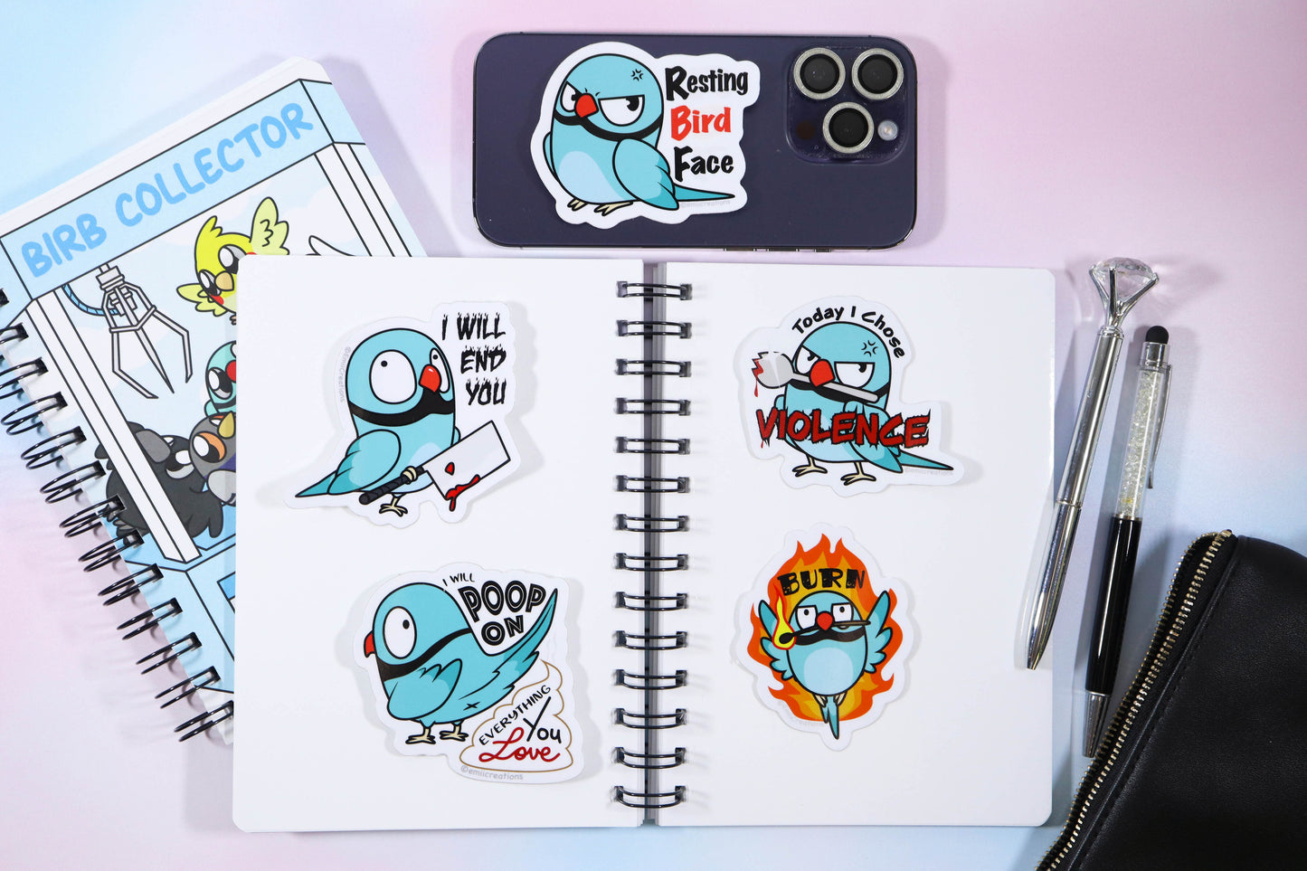 Haru Bird Sticker Set