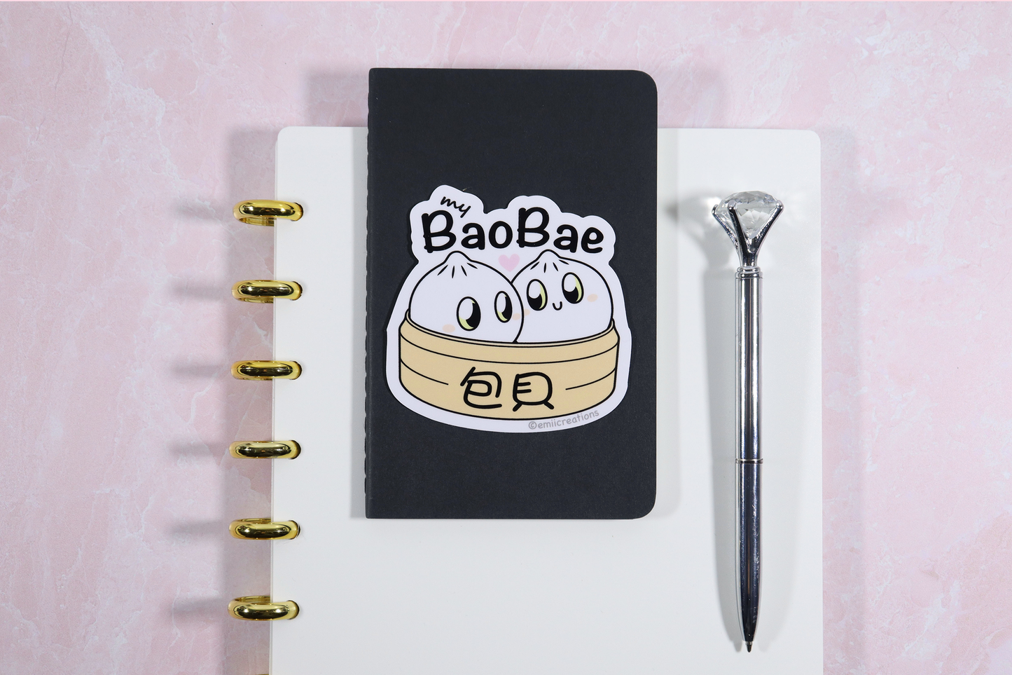 Bao Bae Dumpling Sticker - Cute and Punny Foodie Dim Sum