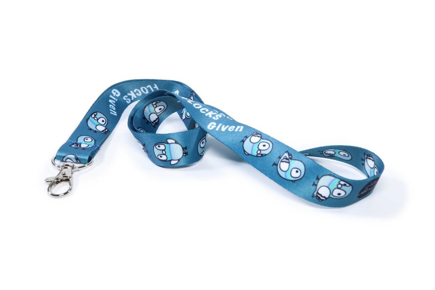 Zero Flocks Given Pigeon Lanyard - Add a Fun and Quirky Touch to Your Keys and Badges