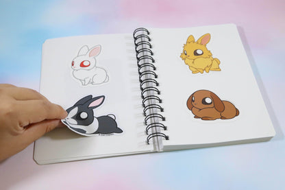 Bunny Claw Machine Reusable Sticker Book: Fun and Creative Bunny Lovers