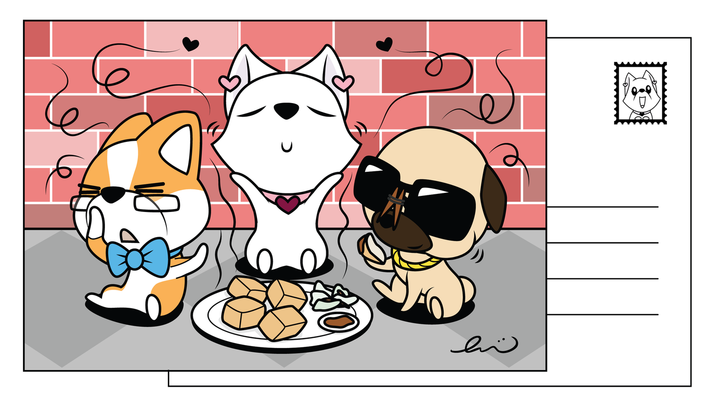 Selphie & Co Stinky Tofu Postcard
