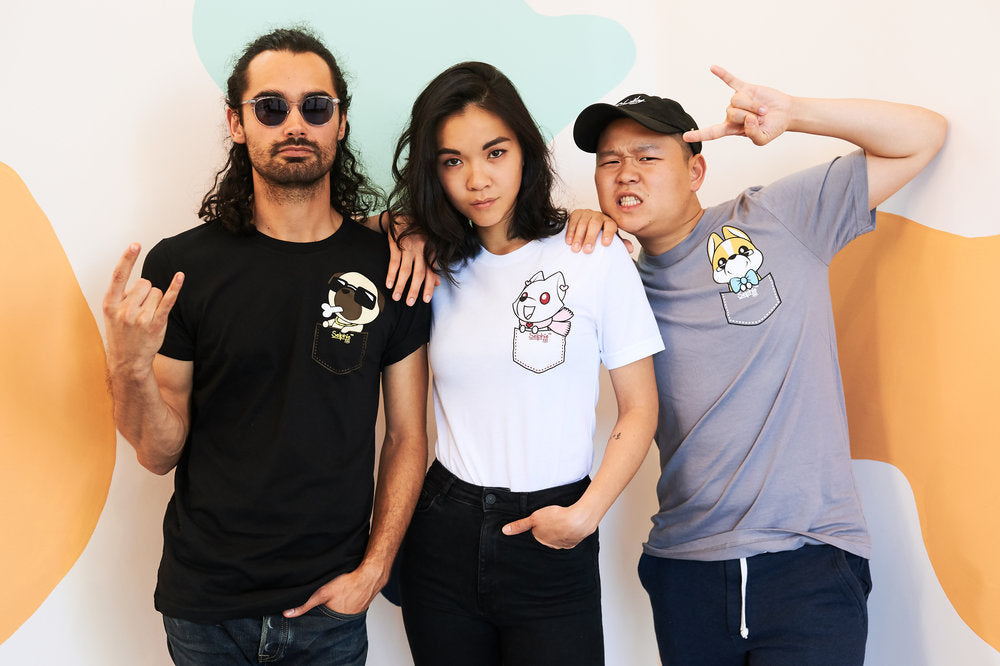 PL the Pug Pocket Unisex Tshirt