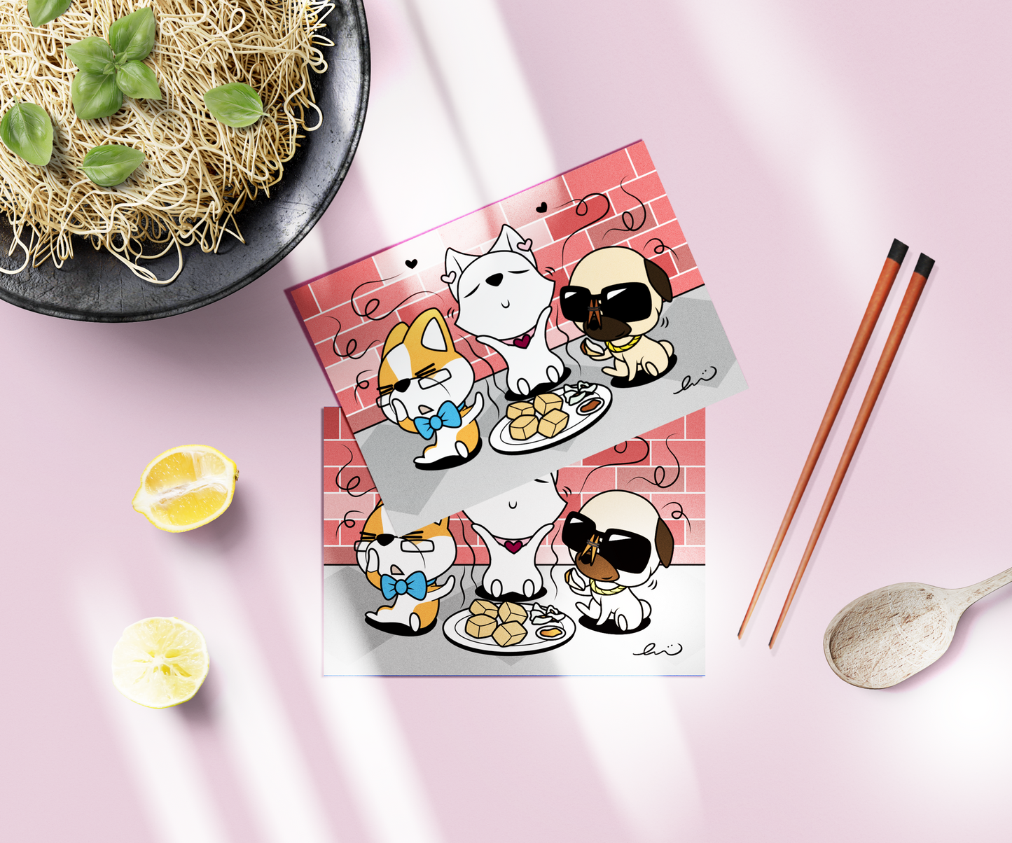 Selphie & Co Stinky Tofu Postcard