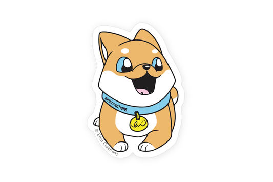 (Pack of 6) Cute Shiba Doge Stickers ($2 each)