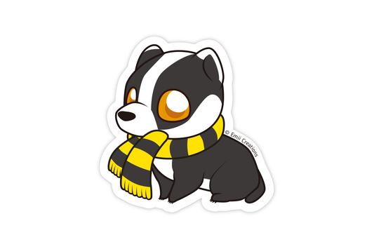 (Pack of 6) Cute Badger Sticker ($2 each)