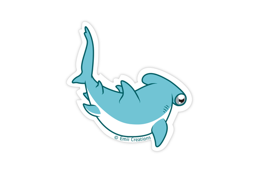 Cute Shark Hammerhead Stickers