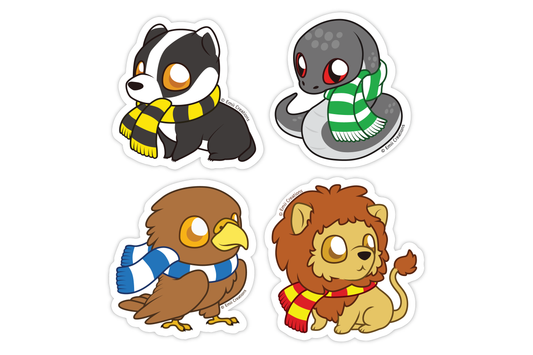 Harry Potter House Sticker Set