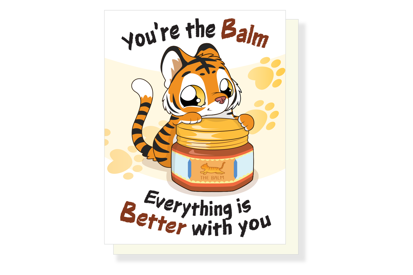 You're the Balm Card - Cute Asian Pun Greeting Card