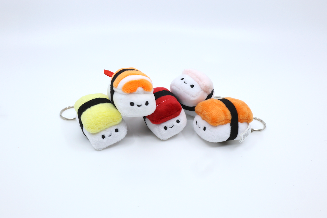 Cute Nigiri Sushi Plush Keychain - Perfect for Sushi Lovers and Collectors!