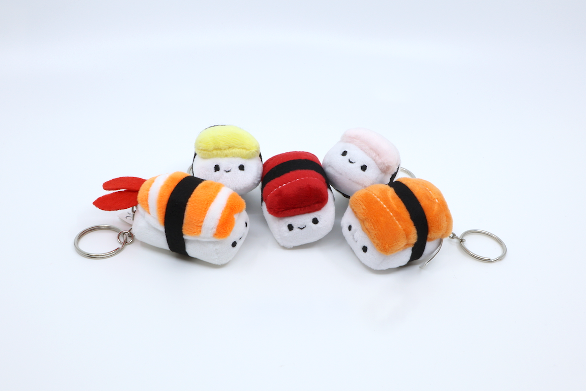 Cute Nigiri Sushi Plush Keychain - Perfect for Sushi Lovers and Collectors!