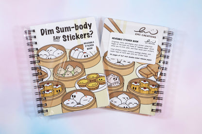 Dim Sum Reusable Sticker Book: Dim Sum Stickers
