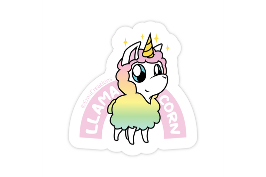 Magical Llamacorn Animal Stickers