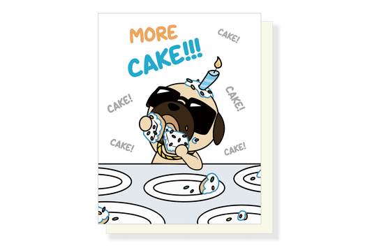 (Pack of 6) PL Cake Birthday Card ($2.50 each)