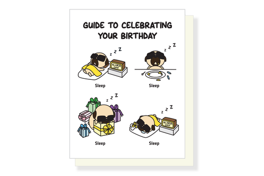 (Pack of 6) PL Zzz Bday Greeting Card ($2.50 each)