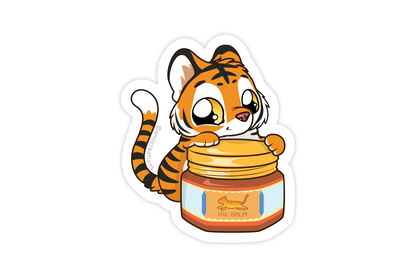 Tiger Balm Tiger Sticker - Asian Themed Cute and Fun