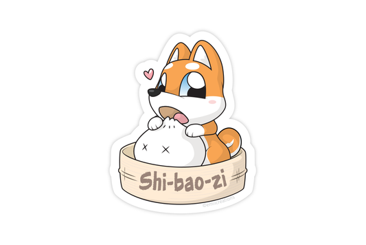 (Pack of 6) Shi-Bao-Zi Stickers ($2 each)