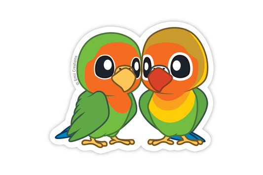 Cute Love Bird Sticker